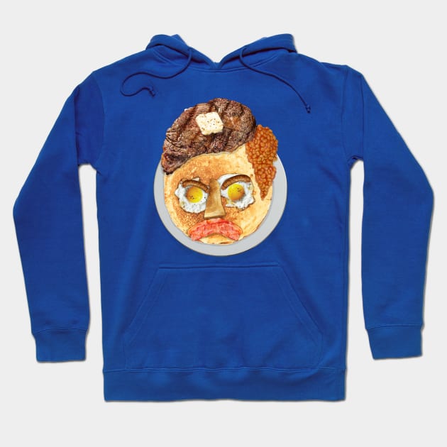 Swanson Breakfast Platter Hoodie by Owllee Designs